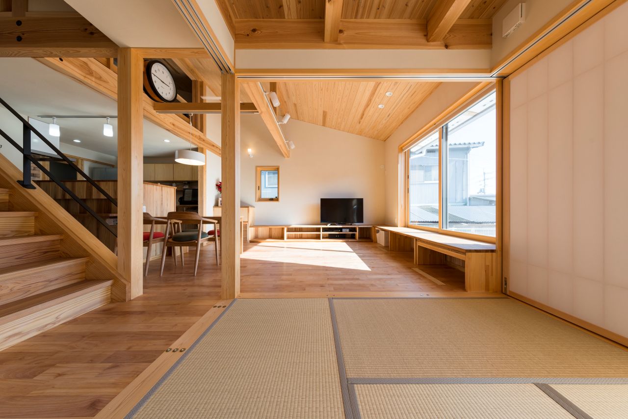 息吹木の家の高気密・高断熱